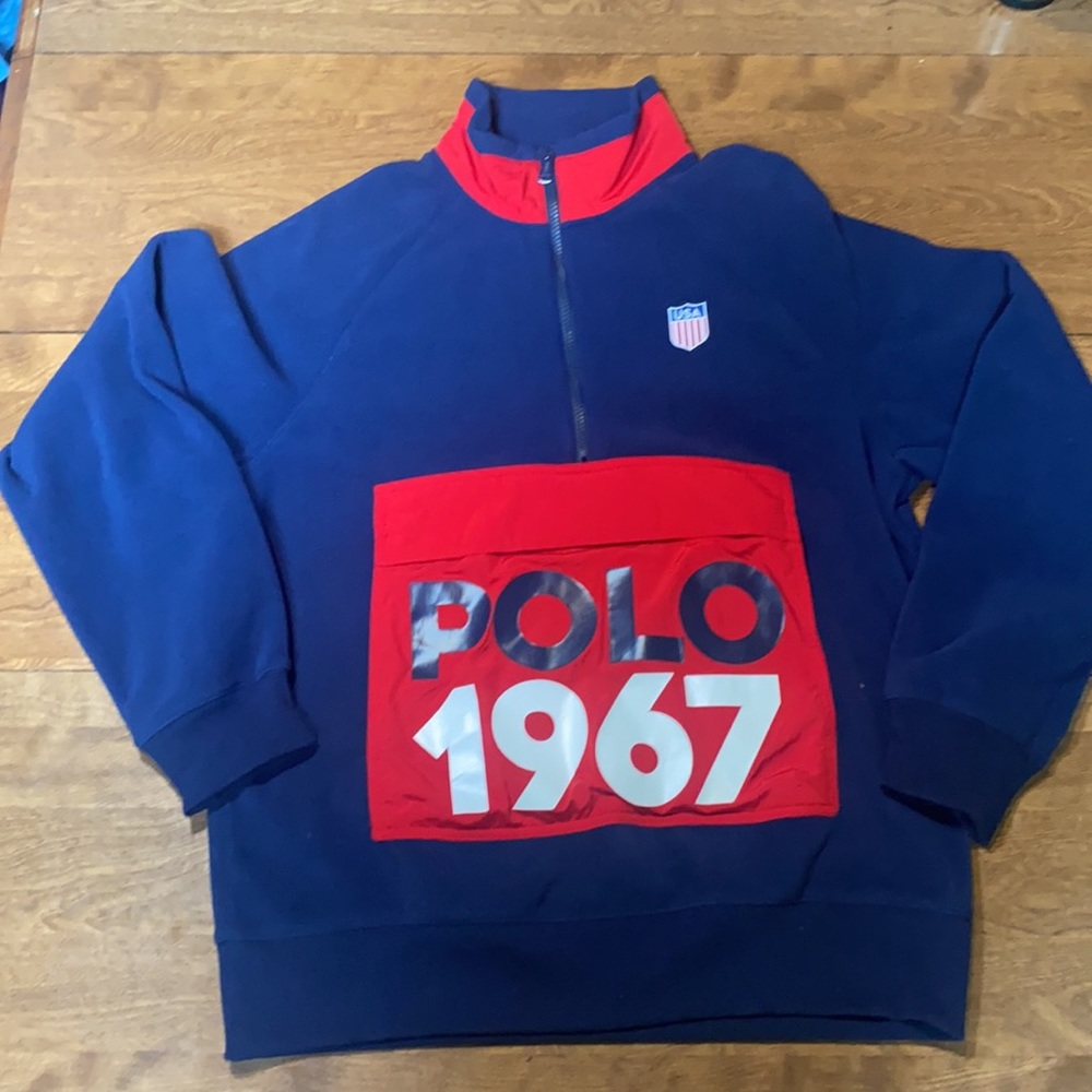 🆕Polo Ralph Lauren 🏇Active Hybrid Quarter-Zip Fleece pullover🔥 - Picture 5 of 12